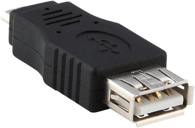 Uonlytech USB To Micro USB OTG Adapter Female To Male Connector For Smartphones Data Sync Charging Grey